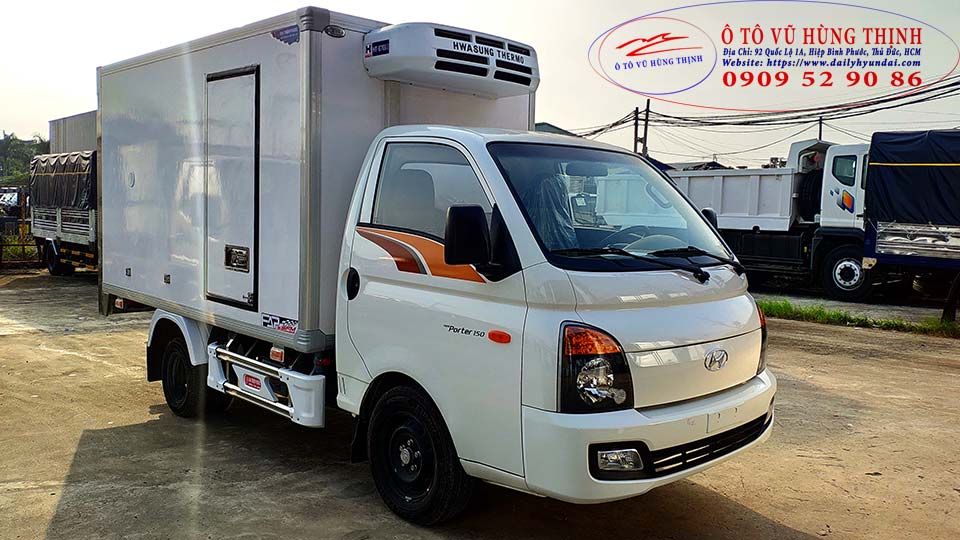 xe đông lạnh 1 tấn hyundai porter 150