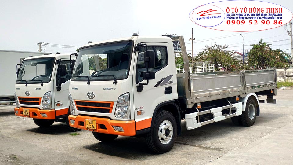 hyundai ex8 thùng lửng