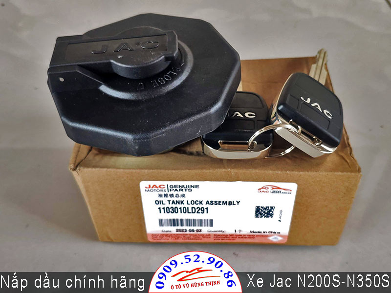 nắp và chìa khóa thùng dùng xe jac n200s