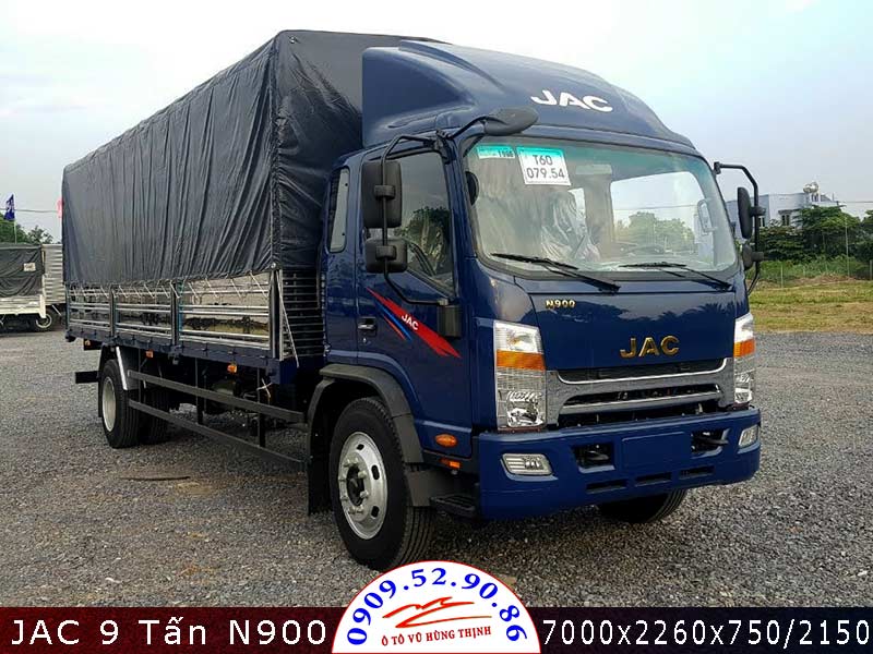 xe jac 9t thùng mui bạt